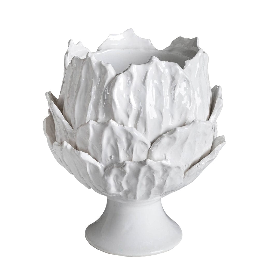 Abigail's Home Decor Abigail's Foliage Footed Cachepot in White - Little Miss Muffin Children & Home