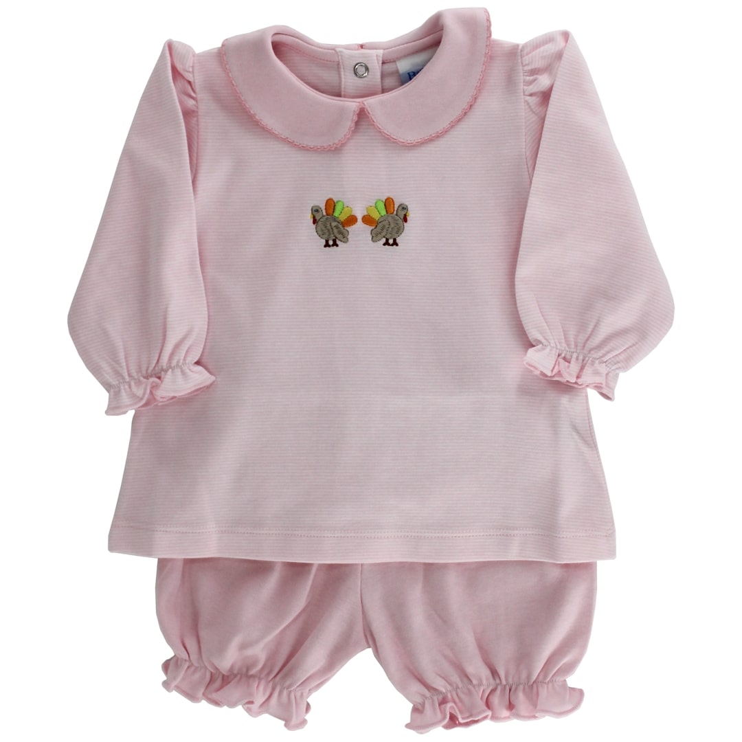 Turkey Trot Girls Bloomer Set