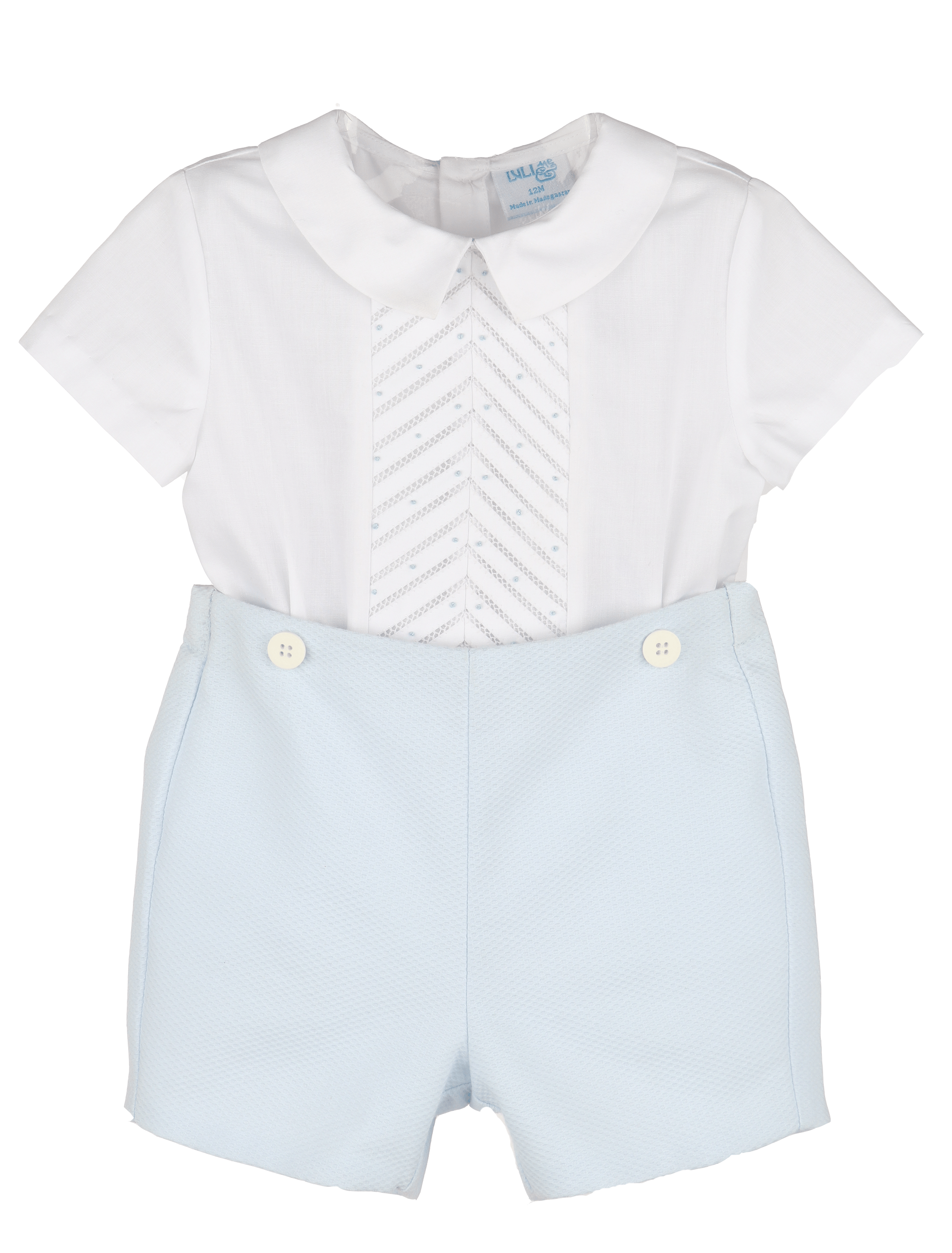 Blue Pique Randal Set