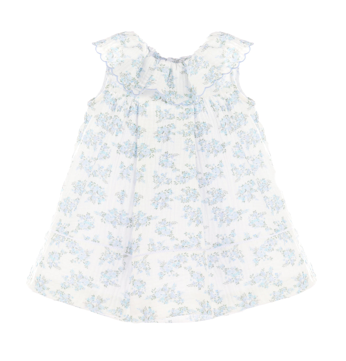 Lilac Floral Bluffs Ruffle Dress