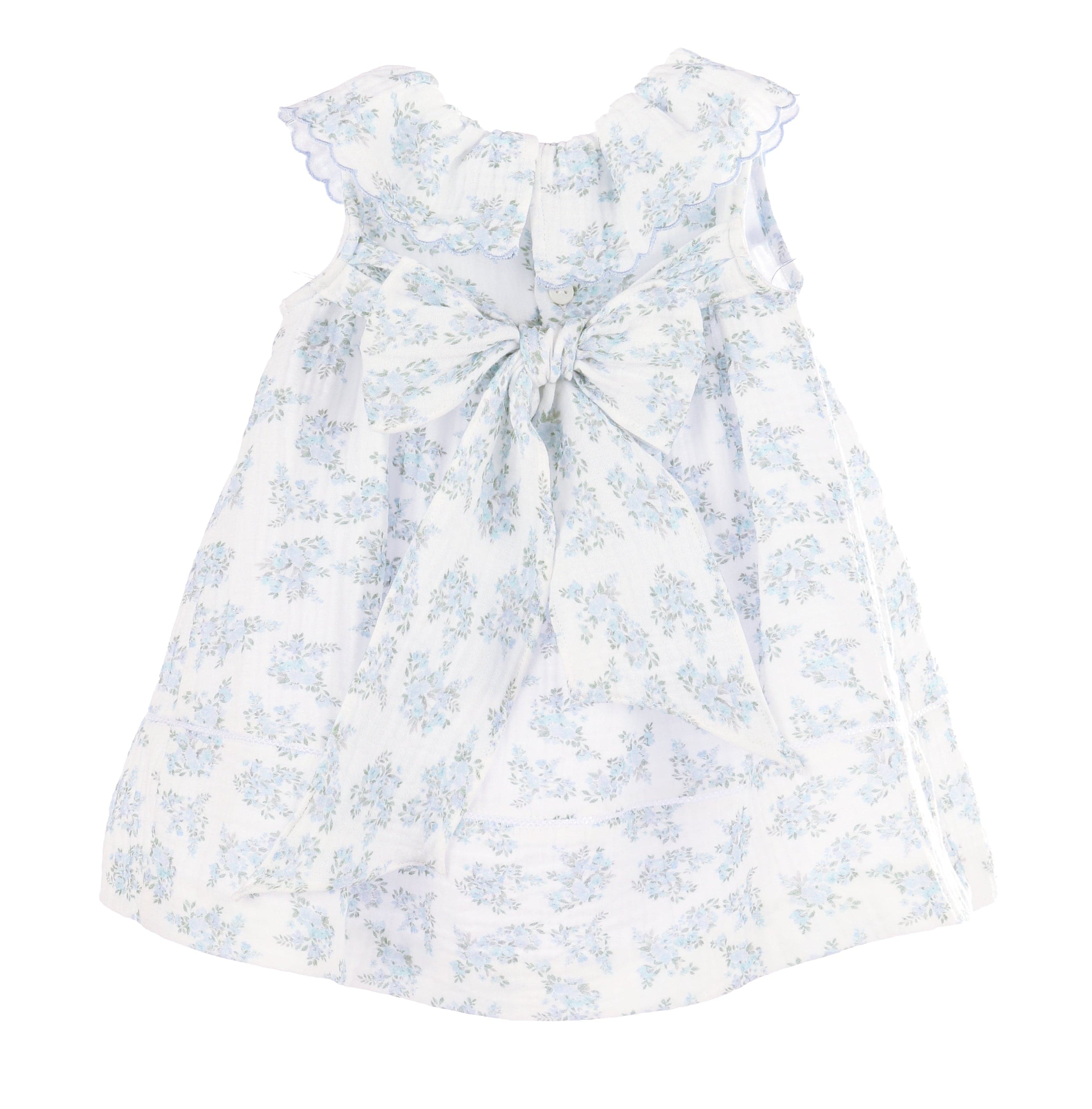 Lilac Floral Bluffs Ruffle Dress