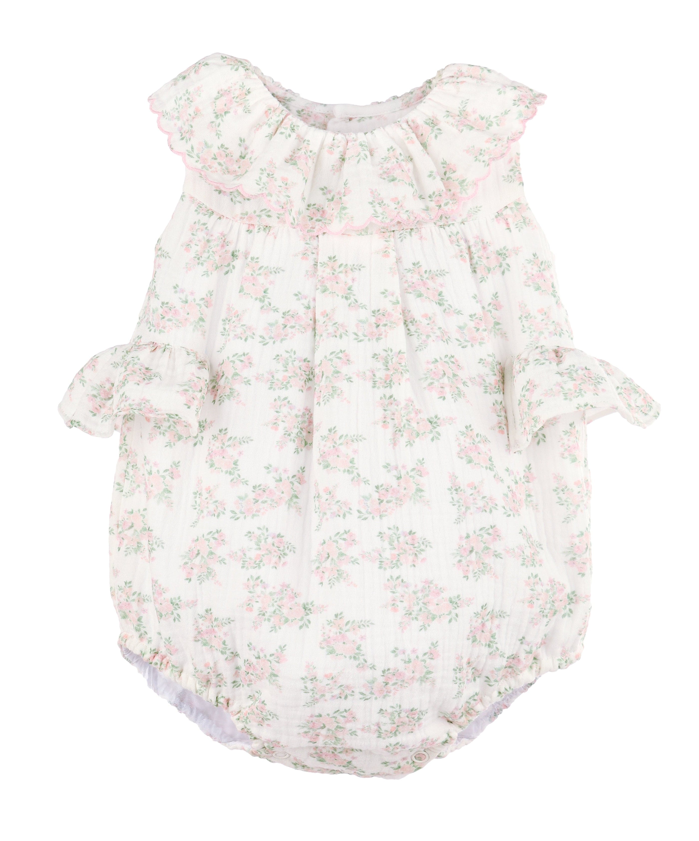 Pink Floral Bluffs Ruffle Bubble
