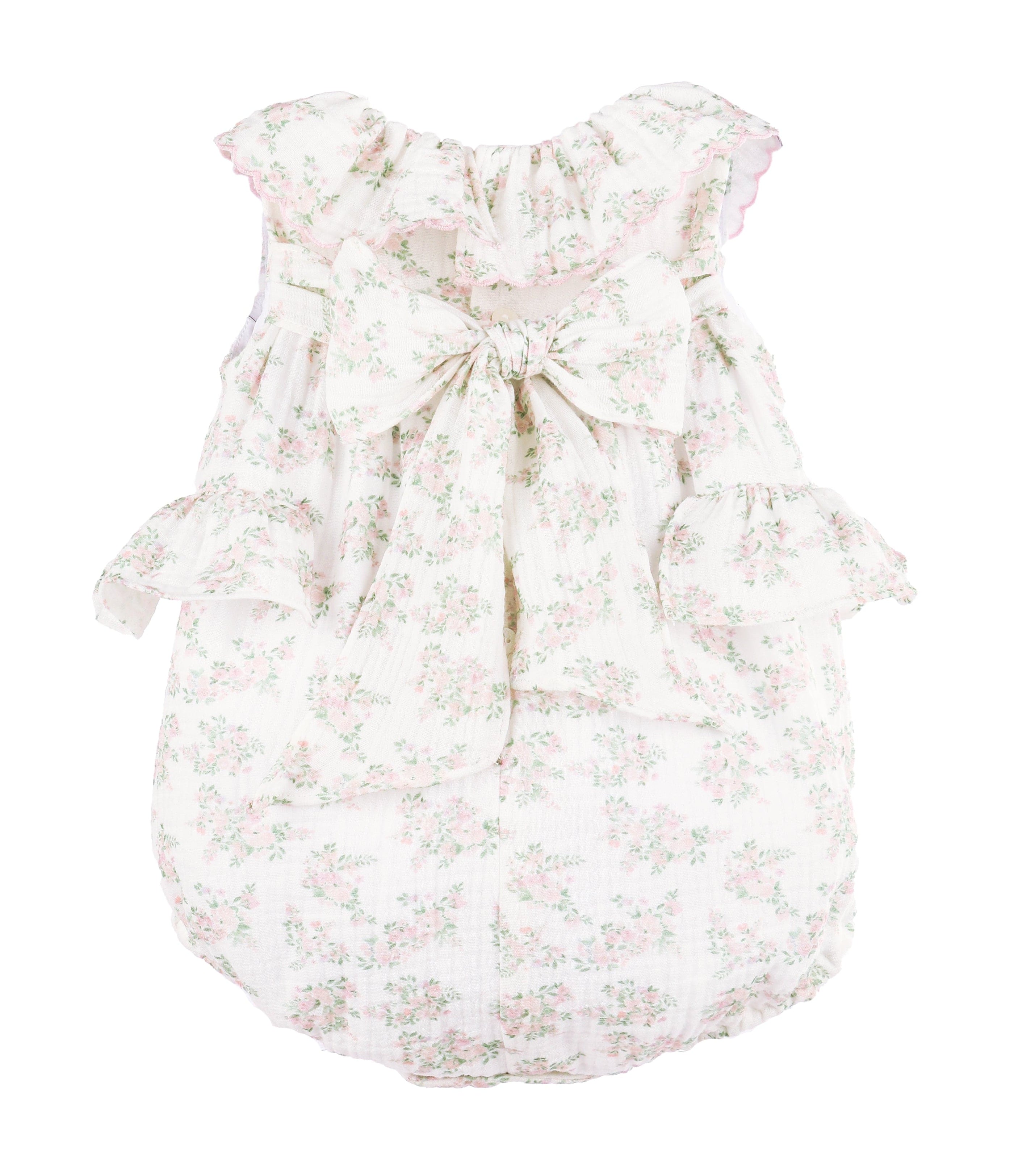 Pink Floral Bluffs Ruffle Bubble