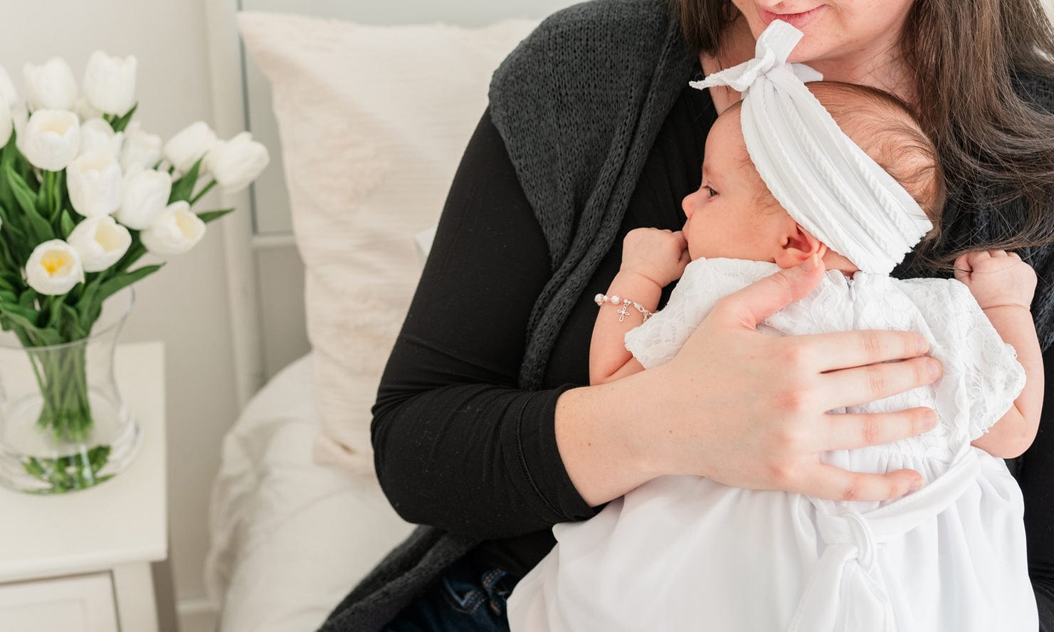Cherished Moments Sterling Silver Cross Bracelet - Little Miss Muffin Children & Home