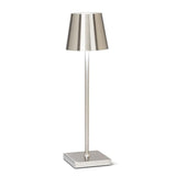 Abbott Abbott Classic Shade LED Table Light 15"H- Matte Silver - Little Miss Muffin Children & Home