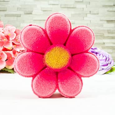 Essentially Nola Flower Power Bath Bomb pink