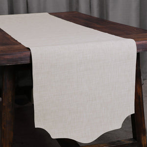 Beatriz Ball Vida Woven Table Runner pvc off white