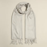 Plain Pashmina Shawl Scarf Wrap with Fringes