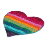 Abbott Abbott Rainbow Stripe Heart Trivet - Little Miss Muffin Children & Home