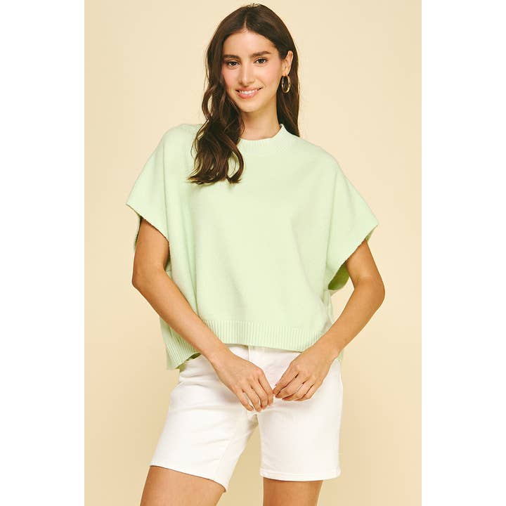 Dropped Shoulder Sweater Top