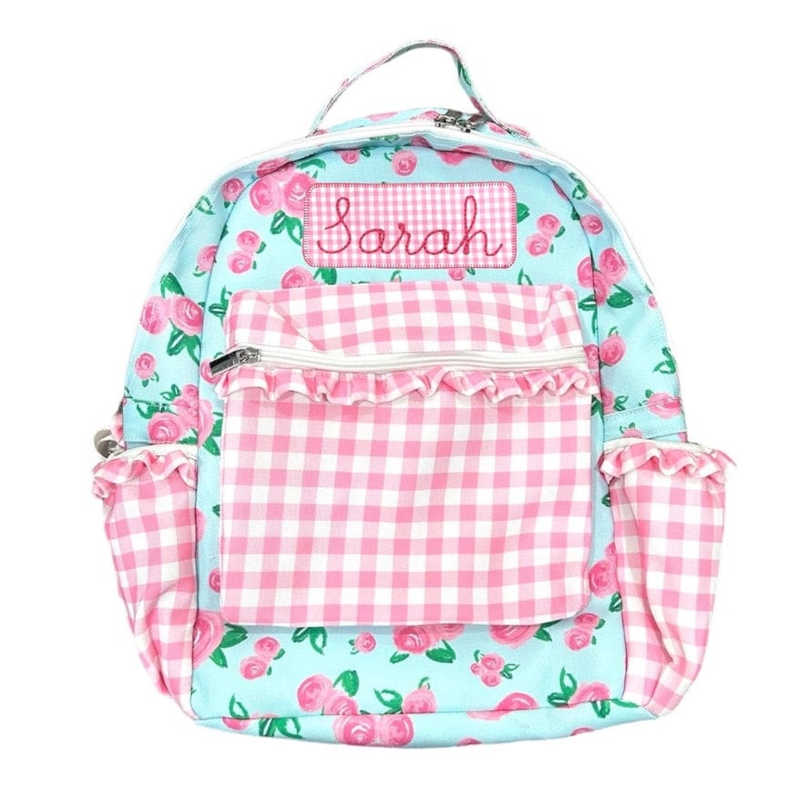 Sugar Bee Clothing Sugar Bee Clothing Kids Backpack - Watercolor Roses - Little Miss Muffin Children & Home