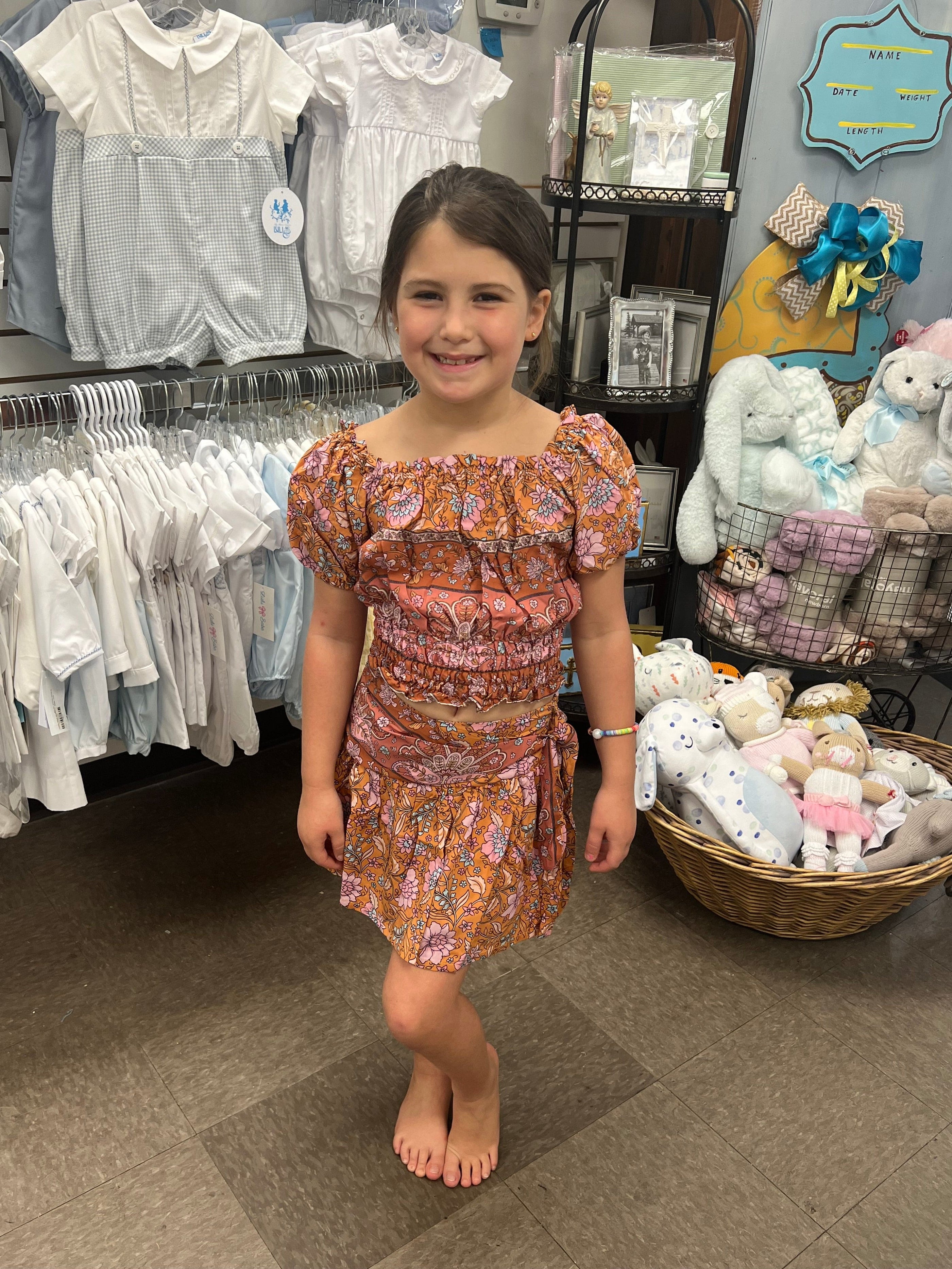 Joyous and Free Joyous and Free Rosie Top in Harvest Moon - Little Miss Muffin Children & Home