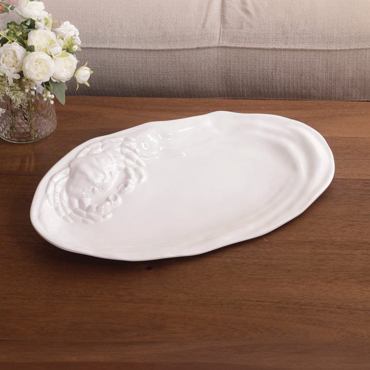 Beatriz Ball Beatriz Ball Vida Ocean Large Oval Crab Platter White - Little Miss Muffin Children & Home