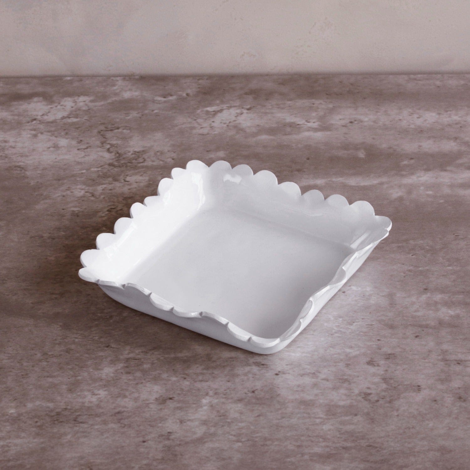 Vida Colette White Dinner Napkin Holder