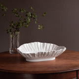 Beatriz Ball Vida Bloom Large Oval Bowl, White