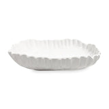 Beatriz Ball Vida Bloom Pinched Large Oval Bowl, White