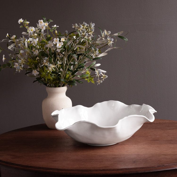 Beatriz Ball Beatriz Ball Vida Havana Extra Large Round Centerpiece, White - Little Miss Muffin Children & Home