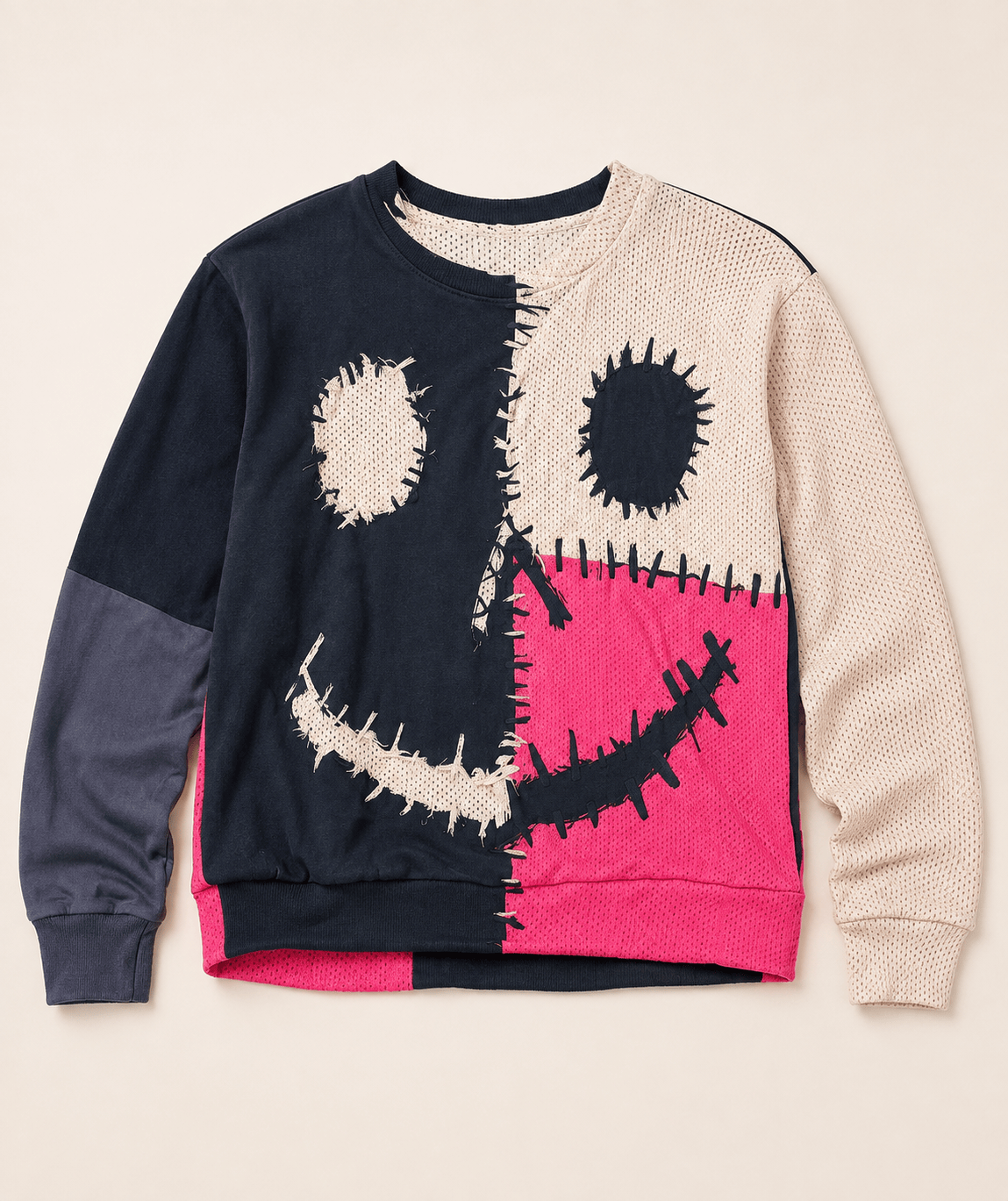 Scarecrow Face 3D Print Sweatshirt