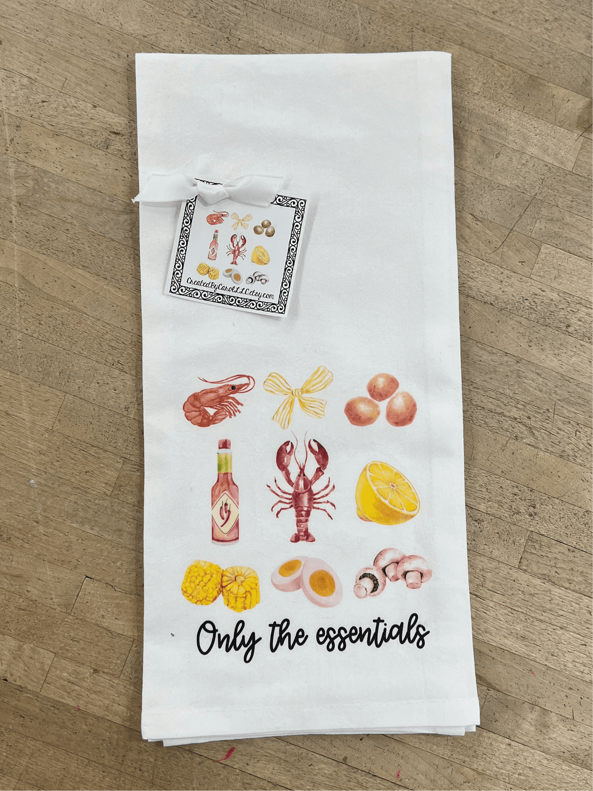 Created by Carol LLC Created by Carol Only the Essentials Crawfish Towel - Little Miss Muffin Children & Home