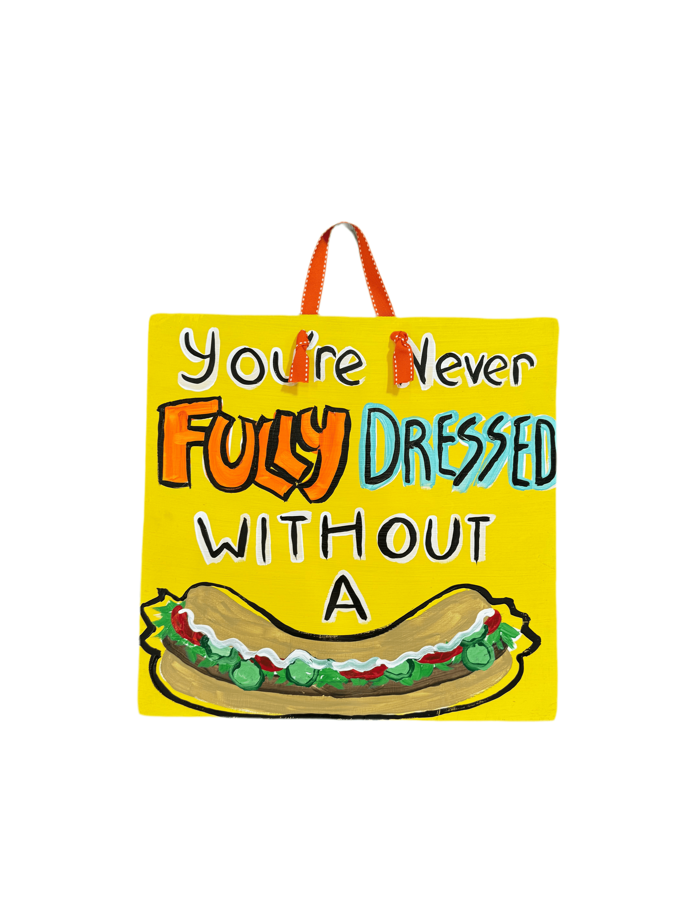 Michelle's Art Box Michelle's Art Box 12"x12" Wood Sign, Never Fully Dressed - Little Miss Muffin Children & Home