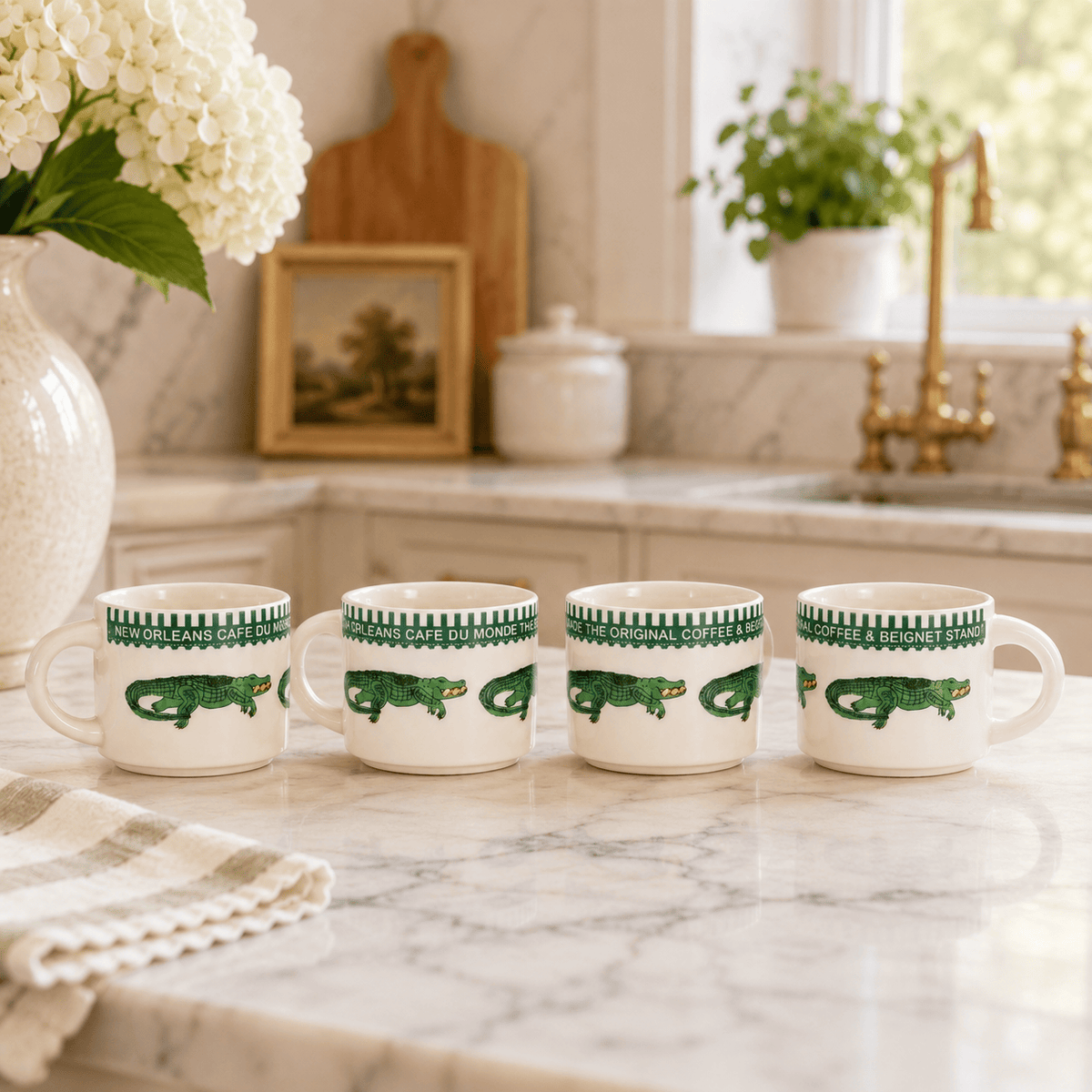 Café du Monde Alligator Espresso Cup by Youngberg & Co
