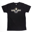 Bon Temps Boutique Black & Gold Helmet Tee - Little Miss Muffin Children & Home