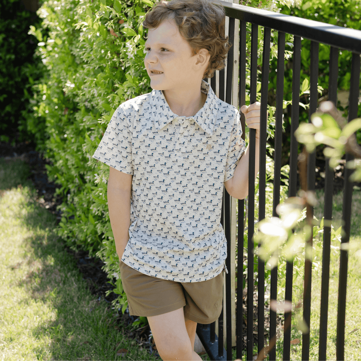 Henry Performance Short Sleeve Polo with Mallards