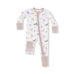 2 way zipper pajamas woodland baby