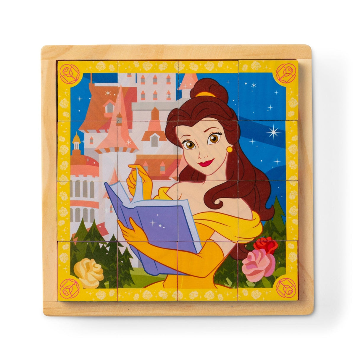 Melissa & Doug Disney Princess Wooden Cube Puzzle - Little Miss Muffin Children & Home