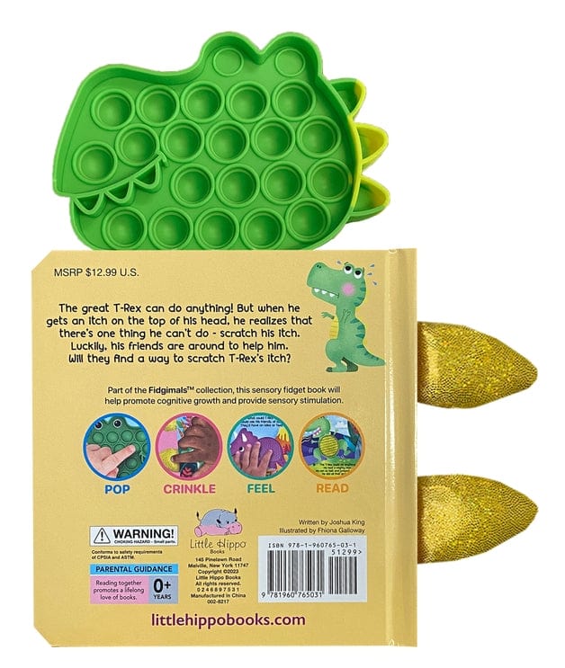 Little Hippo Books Little T-Rex - Your Sensory Fidget Friend - Little Miss Muffin Children & Home