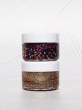 Galexie Glister "Divine" Fine Gold Glitter Gel - Hair, Face, Body