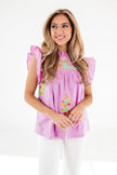 J.Marie Collections J.Marie The Harlyn Ruffle Neck Top - Little Miss Muffin Children & Home