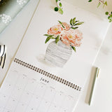 Emily Lex Studio 2025 Watercolor Bouquets Calendar