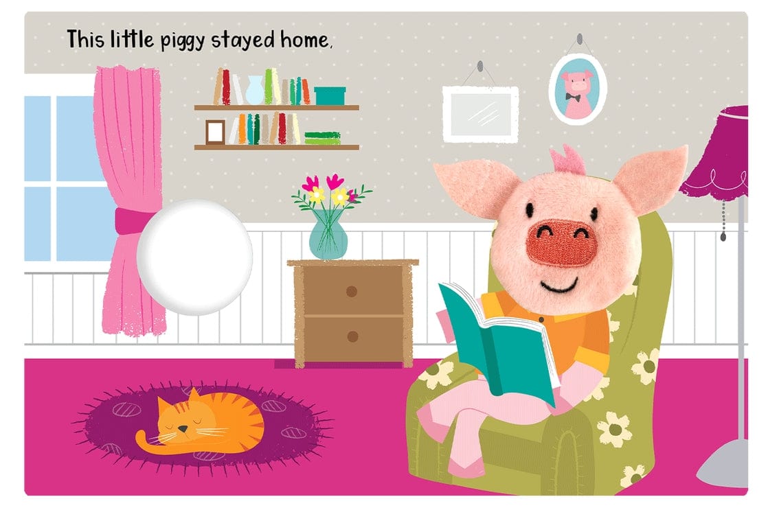 Little Hippo Books This Little Piggy Finger Puppet Book - Little Miss Muffin Children & Home