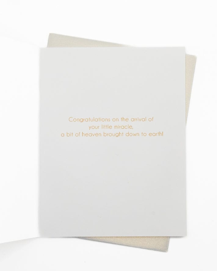 Lavender Vines 'Sweet Little Blessing' New Baby Greeting Card - Little Miss Muffin Children & Home