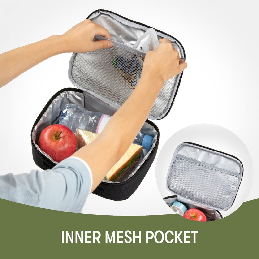 Zipit Usa Grillz Lunch Bag for Kids in Black - Little Miss Muffin Children & Home