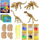 Dan&Darci Dino Clay Models with Modeling Clay