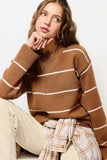 La Miel Loose Fit Striped Long Sleeve Sweater in Gucci