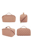 PU Leather Zipper Cosmetic Bag