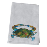 Kim Rody Creations Nit Picker Blue Crab Tea Towel