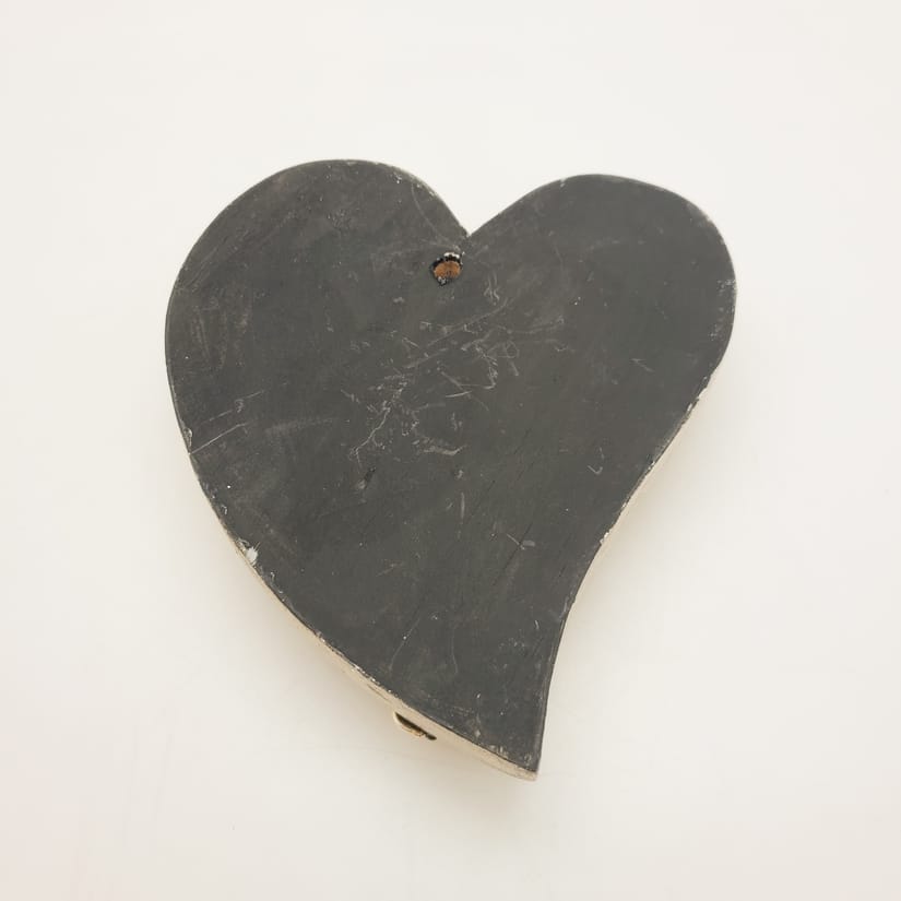 Handmade Gold Milagro Heart