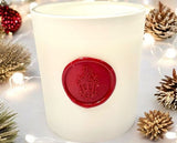 Southern Lights 12oz Red Wax Seal Candle Christmas Splendor