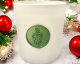 Southern Lights 12oz Green Wax Seal Candle Frasier Fir