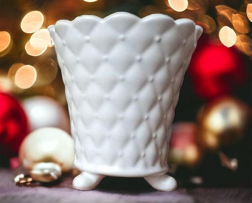 Southern Lights Southern Lights 10oz White Footed Candle - Little Miss Muffin Children & Home