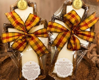 16oz Cross Dough Bowl Candle