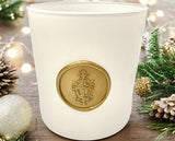 Southern Lights 12oz Gold Wax Seal Candle Prosecco