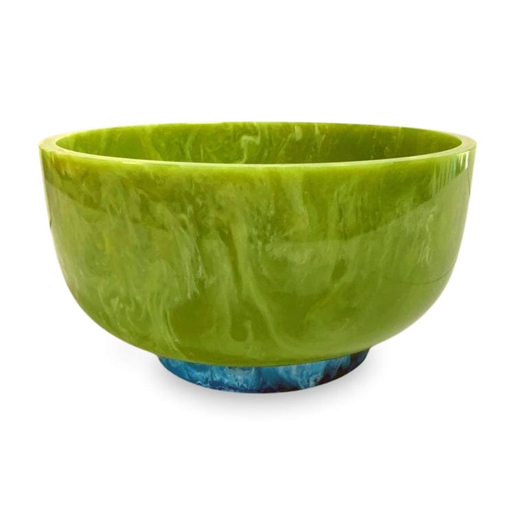 Beatriz Ball Beatriz Ball Rio Large Resin Bowl with Base, Green & Blue - Little Miss Muffin Children & Home