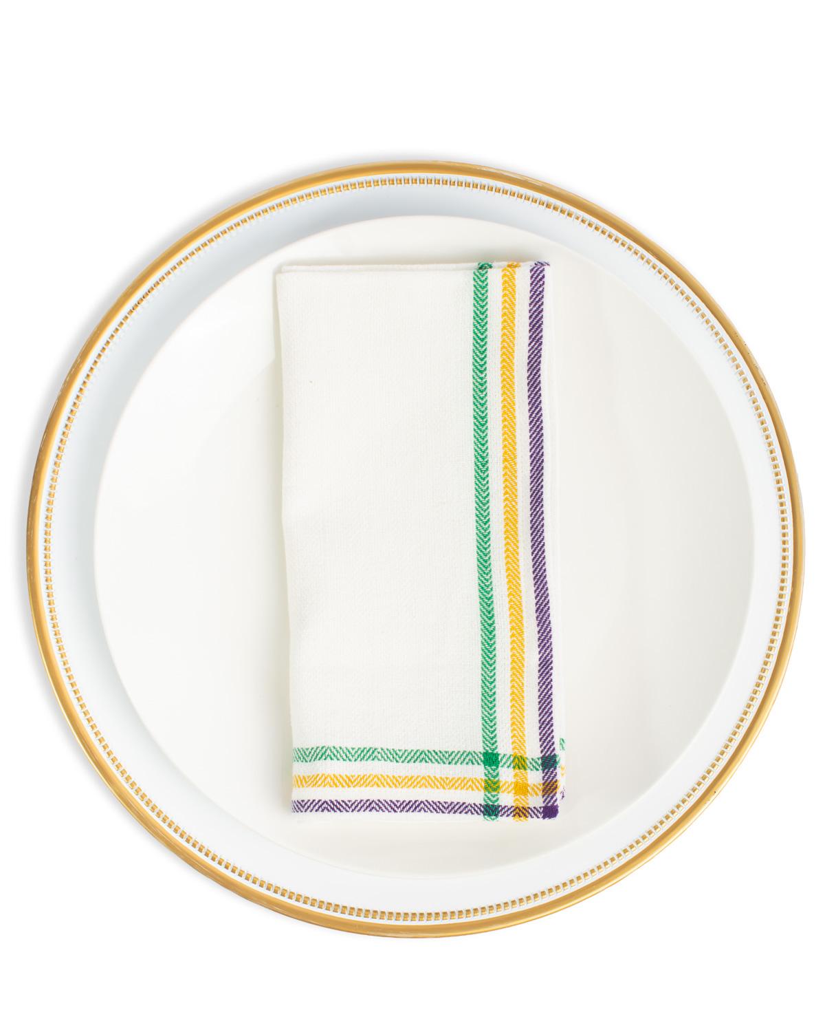 Mardi Border Stripe Napkin