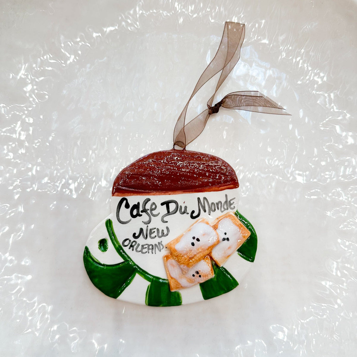 Katie Baldwin Originals Cafe Du Monde Ornament - Little Miss Muffin Children & Home
