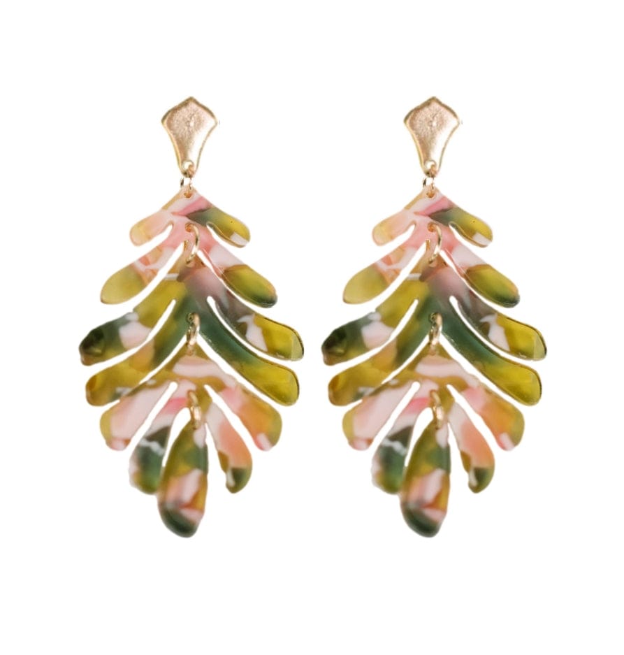 St Armands Designs of Sarasota St Armands Designs Petite Palm Drop Statement Earrings - Little Miss Muffin Children & Home